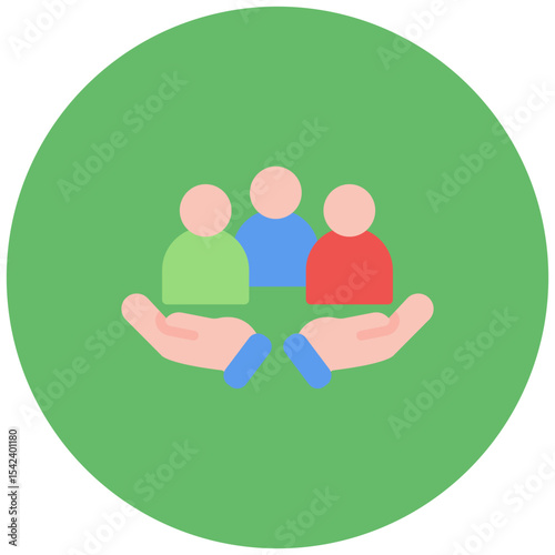 Diversity and Inclusion icon vector image. Can be used for Job Fair.