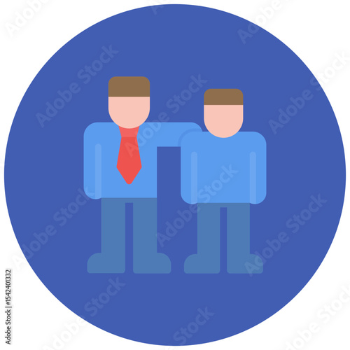 Mentorship icon vector image. Can be used for Job Fair.