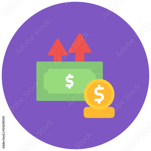 Salary Negotiation icon vector image. Can be used for Job Fair.