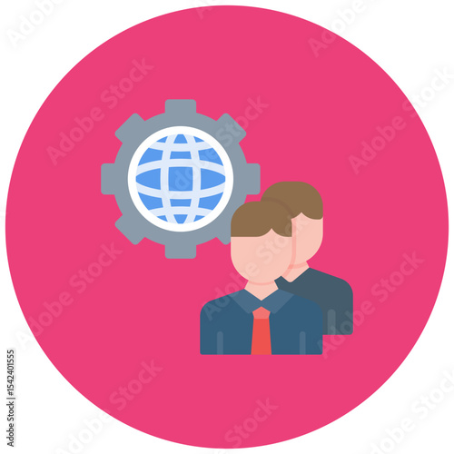 Corporate Governance icon vector image. Can be used for Business Risks.