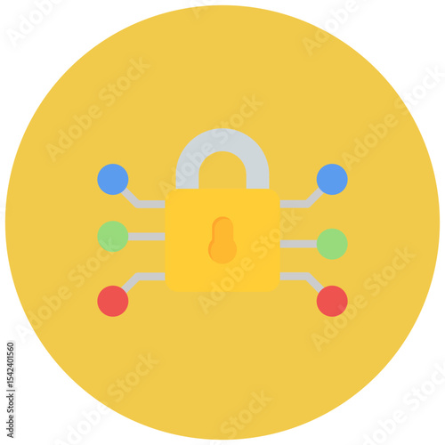 Cybersecurity Threat icon vector image. Can be used for Business Risks.