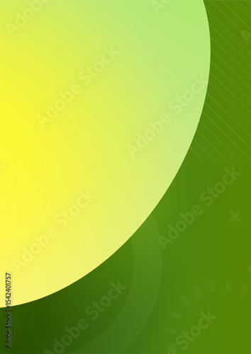 Elegant Green Yellow Abstract Background Design perfect for presentations brochures or website banners