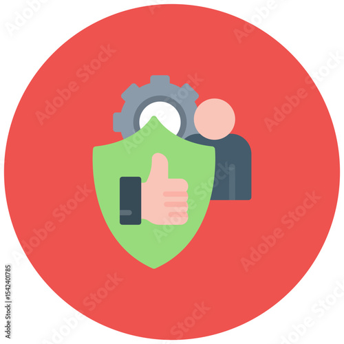 Vendor Reliability icon vector image. Can be used for Business Risks.