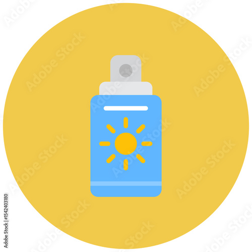 Spray icon vector image. Can be used for Sun Protection.