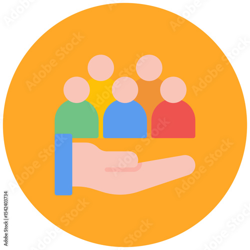 Community icon vector image. Can be used for Tuberculosis.