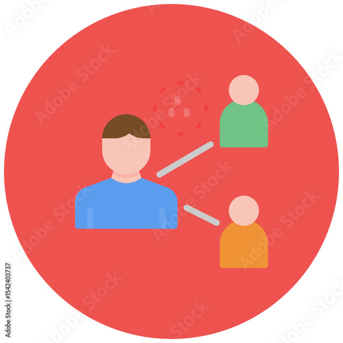 Contagion icon vector image. Can be used for Tuberculosis.