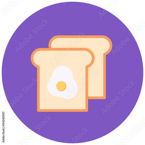 Avocado Toast icon vector image. Can be used for Brunch.