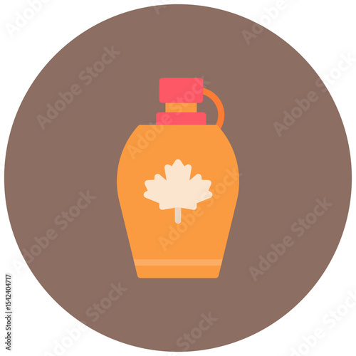 Maple Syrup icon vector image. Can be used for Brunch.