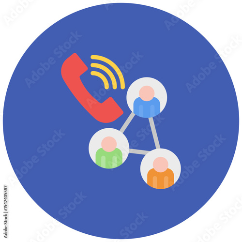 Conference icon vector image. Can be used for Business Meeting.