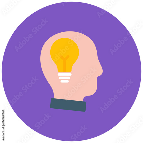 Visionary icon vector image. Can be used for Thought Leadership.