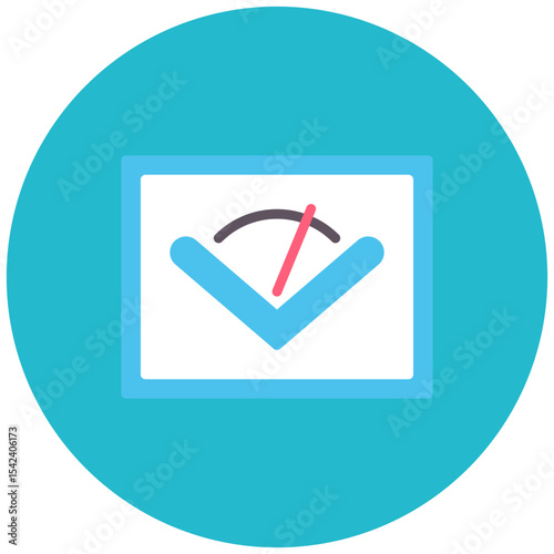 Angular Position Sensor icon vector image. Can be used for Sensors.