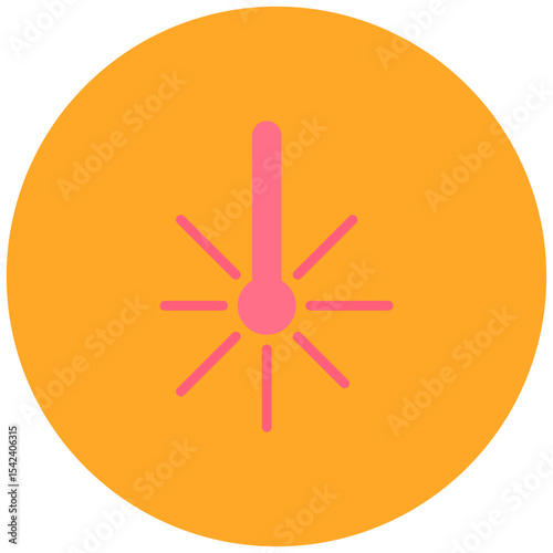 Laser Sensor icon vector image. Can be used for Sensors.