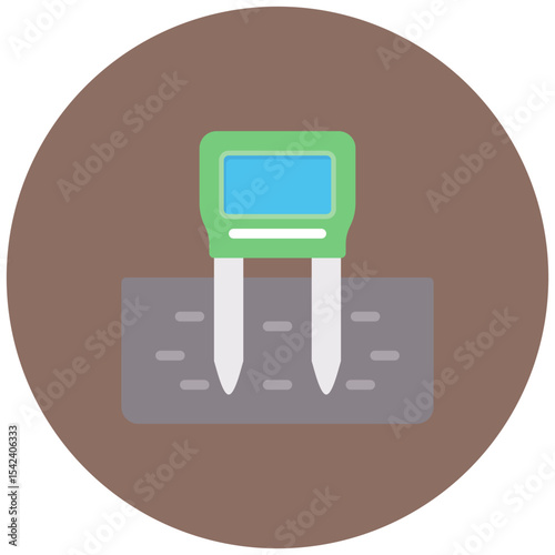 Moisture Sensor icon vector image. Can be used for Sensors.