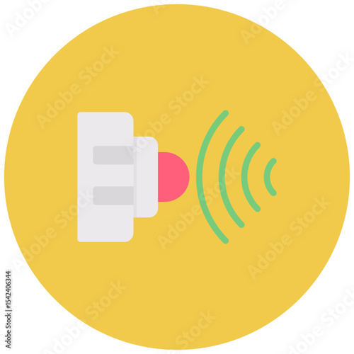 Infrared Sensor icon vector image. Can be used for Sensors.