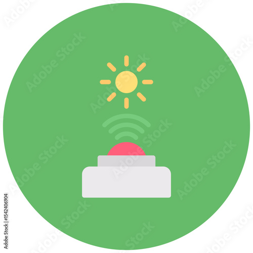 Ultrasonic Sensor icon vector image. Can be used for Sensors.