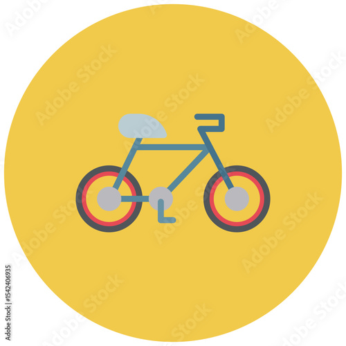 Bicycle icon vector image. Can be used for Physical Wellbeing.