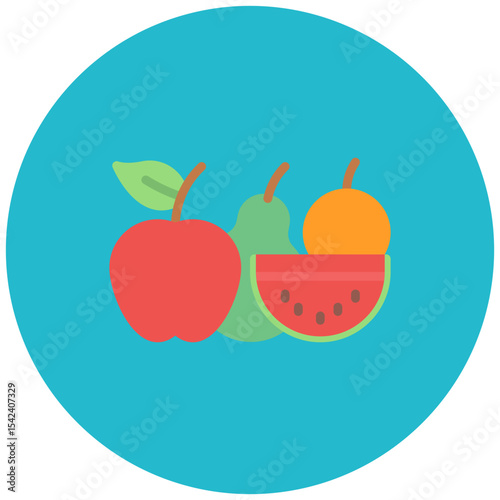 Fruit icon vector image. Can be used for Physical Wellbeing.