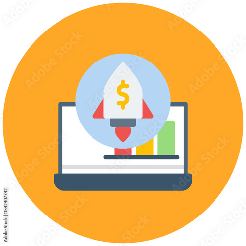 Getting Started icon vector image. Can be used for Business Onboarding.