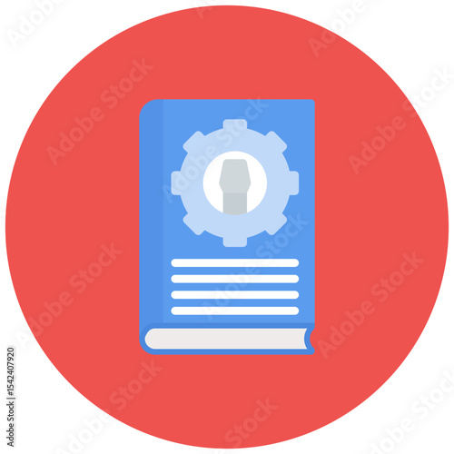 User Manual icon vector image. Can be used for Business Onboarding.