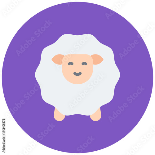 Sacrificial Lamb icon vector image. Can be used for Eid al Adha.