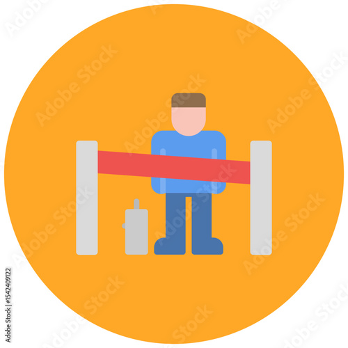 Obstacle icon vector image. Can be used for Business Disruption.