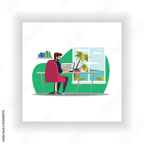 man with tablet computer