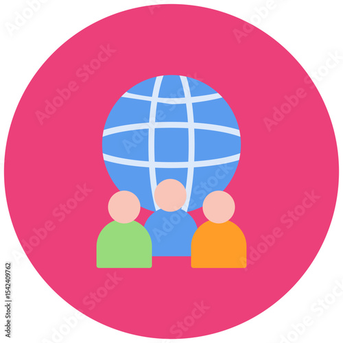 Diversity icon vector image. Can be used for World Refugee Day.