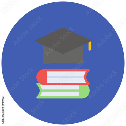 Education icon vector image. Can be used for World Refugee Day.