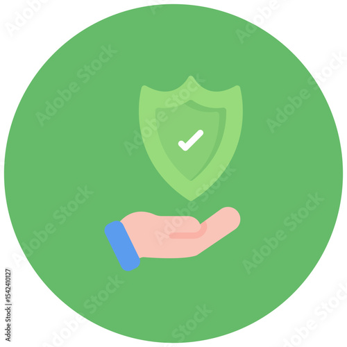 Safety icon vector image. Can be used for World Refugee Day.