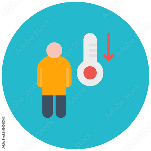 Cool Down icon vector image. Can be used for Fitness.