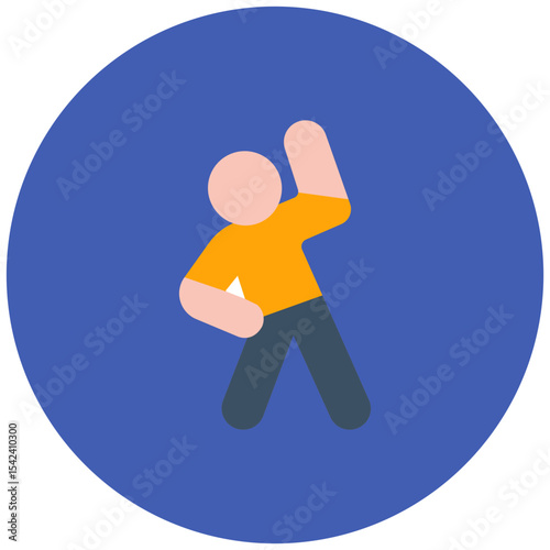 Warm Up icon vector image. Can be used for Fitness.
