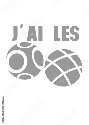 j ai les boules petanque