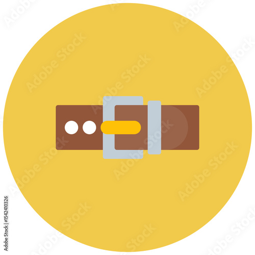 Weightlifting Belt icon vector image. Can be used for Fitness.