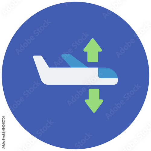 Turbulence icon vector image. Can be used for Airplane.