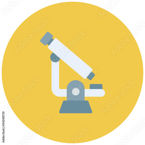Electron Microscope icon vector image. Can be used for Virtual Lab.