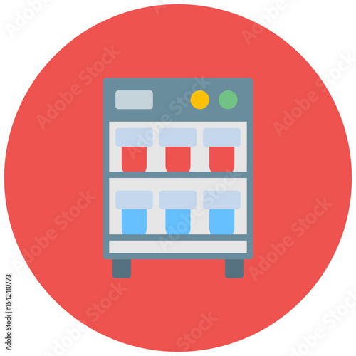 Incubator icon vector image. Can be used for Virtual Lab.