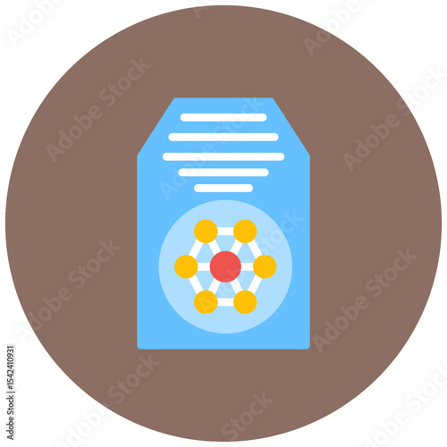 Microarray icon vector image. Can be used for Virtual Lab.