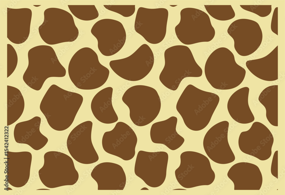 Manchas de jirafa para decoración en patrón infinito.