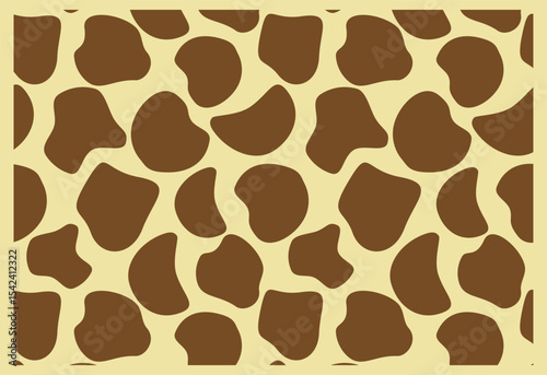 Manchas de jirafa para decoración en patrón infinito.