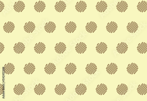 Garabatos redondos en repetición infinita para decoración.