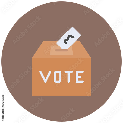 Vote icon vector image. Can be used for Social Justice.