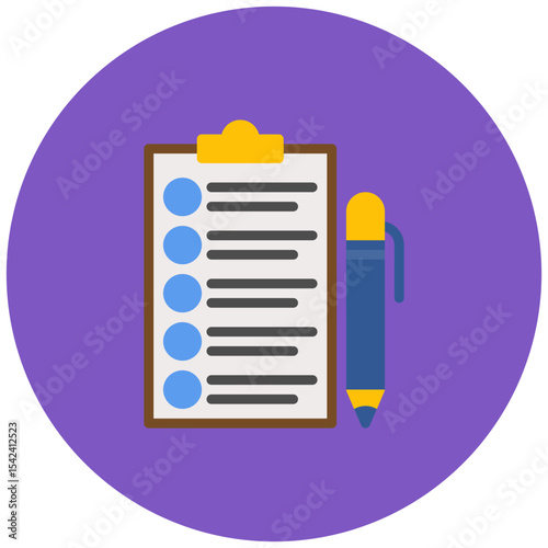 Application Form icon vector image. Can be used for Hiring Process.