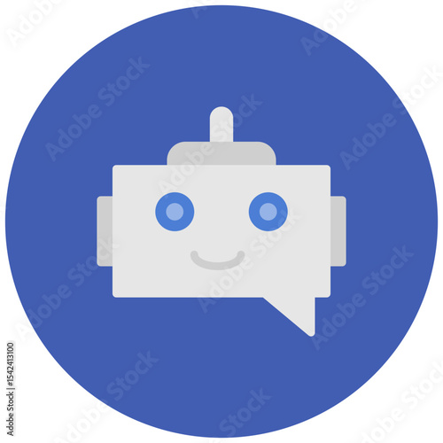Chatbot icon vector image. Can be used for Digital Disruption.