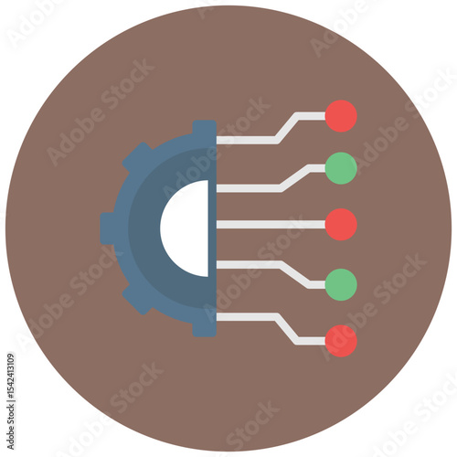 Digital Shift icon vector image. Can be used for Digital Disruption.