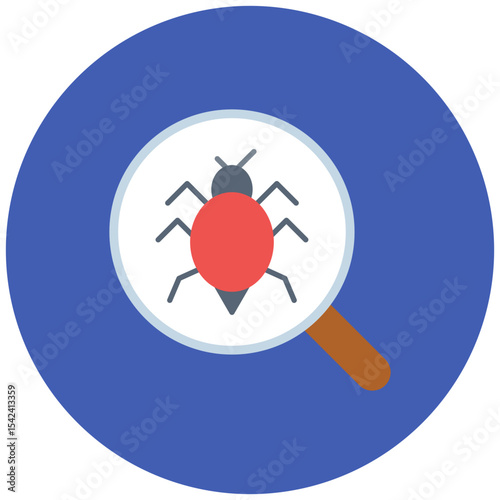Debugging icon vector image. Can be used for Software Testing.