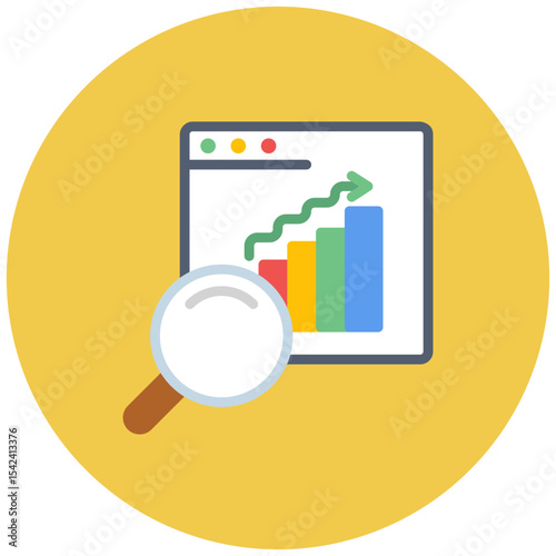 Exploratory Testing icon vector image. Can be used for Software Testing.