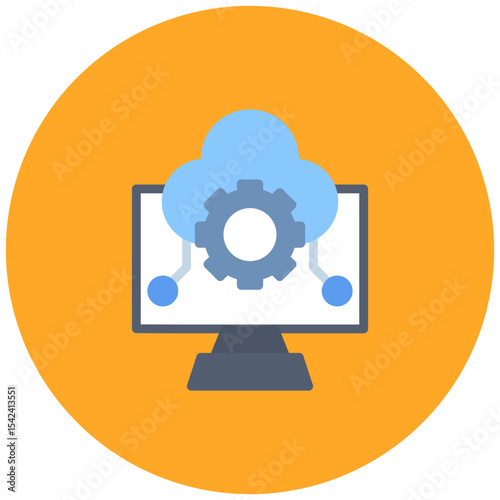 Test Environment icon vector image. Can be used for Software Testing.