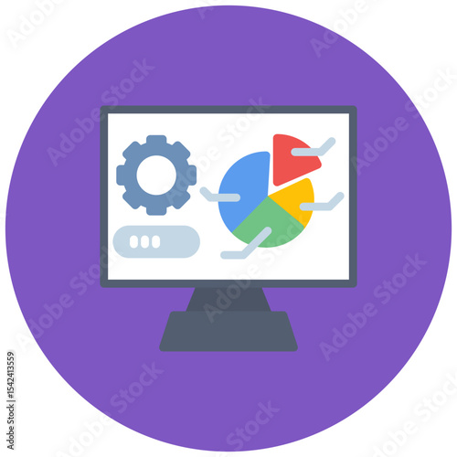 Test Metrics icon vector image. Can be used for Software Testing.