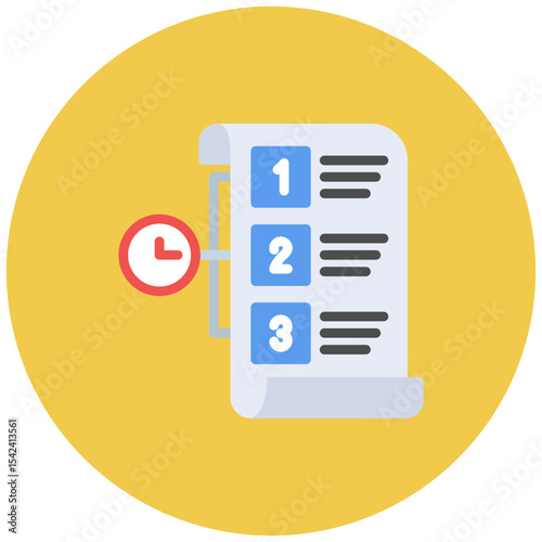 Test Priority icon vector image. Can be used for Software Testing.