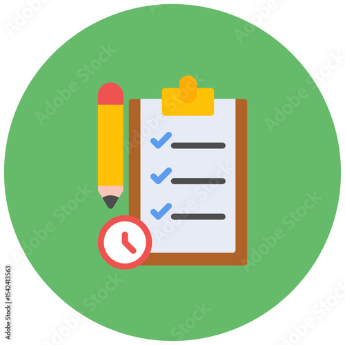 Test Plan icon vector image. Can be used for Software Testing.